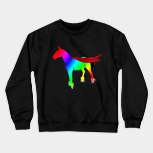 Rainbow Horse Hero Crewneck Sweatshirt